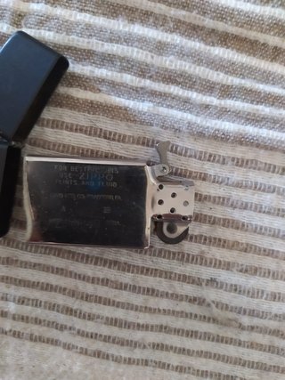 Zippo Negro Emblema Masónico Nuevo