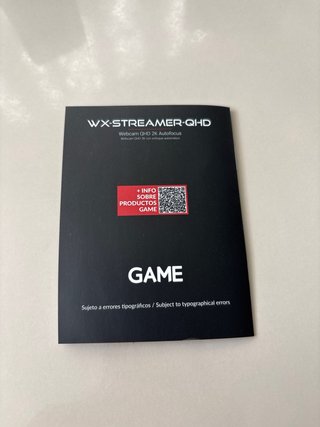 Webcam GAME WX-STREAMER-QHD 2K Autofocus