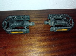 Lote 2 pedales bicicleta negros