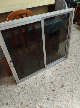 Ventana corredera aluminio 2 hojas