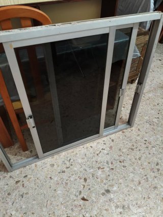 Ventana corredera aluminio 2 hojas