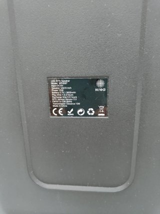 Altavoz Bluetooth Ikrea Negro