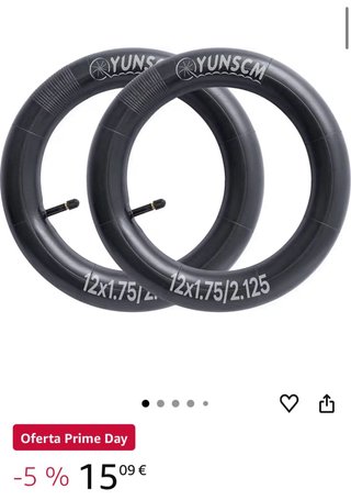 2 Cámaras de Rueda Nuevas