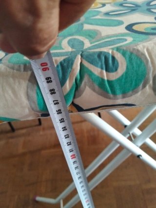 Tabla de planchar blanca