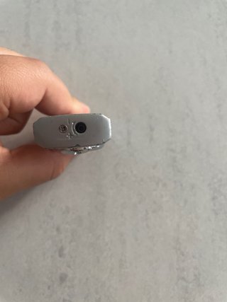 Encendedor Plata con Reloj Delfín antiguo