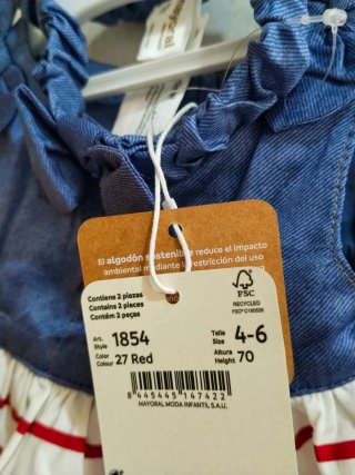Vestido bebé Mayoral Nuevo
