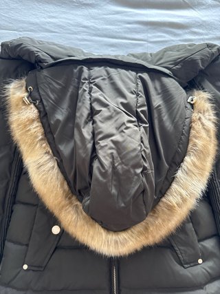 Abrigo Michael Kors verde militar Talla XXS