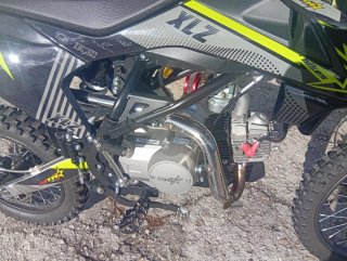 Pit Bike  MTR 4 Tiempos Motocross Negra y Verde 12