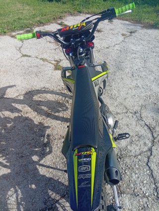 Pit Bike  MTR 4 Tiempos Motocross Negra y Verde 12