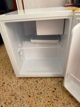 Minifrigorífico 45L Blanco/Amarillo