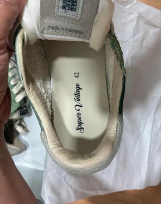 Zapatilla Autry Super Vintage Verde Beige