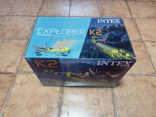 Kayak Inflable Intex Explorer K2 Amarillo