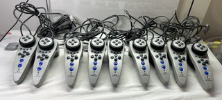 9x Controller UltraRacer PS1 PS2 Racing