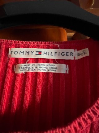 Camiseta Tirantes Tommy Hilfiger Roja
