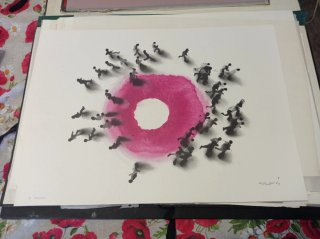 Vendo 4 reproduciones litogrficas de arte contempo