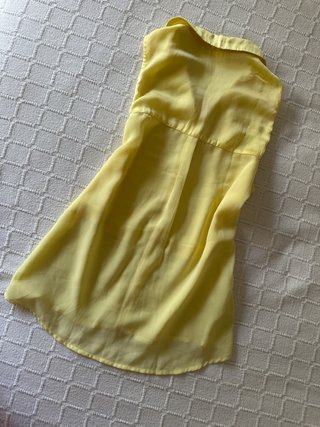 Blusa sin mangas amarilla Talla XS