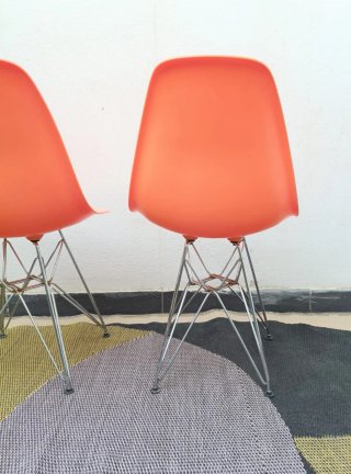 Sillas DSR Eames Naranja
