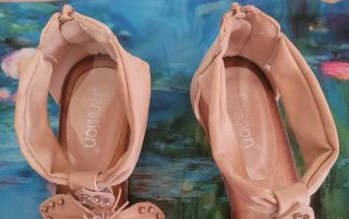 Sandalias elegantes tacón talla 40 impecables