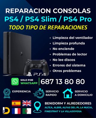 REPARACIÓN PS4