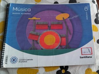Libro de texto Música 6 Primaria Santillana Nuevo