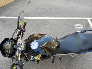 Honda CB 600F Hornet Negra y Dorada