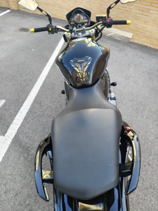 Honda CB 600F Hornet Negra y Dorada