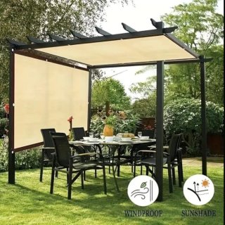 TOLDO VELA DE 3X3 COLOR CREMA