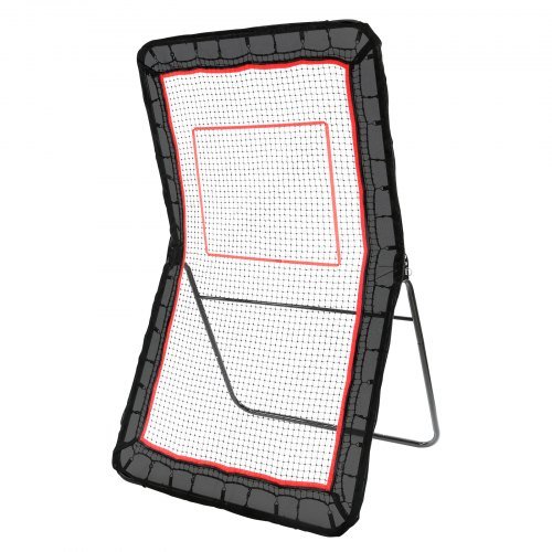 Rebote de Lacrosse para Patio, Red de Rebote de Voleibol de 1219.2 x 2133.6 mm, Pantalla de Entrenamiento de Devolución de Béisbol y Softbol, Pared de Entrenamiento de Práctica de Tiro con Ángulo ...
