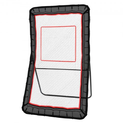 Rebote de Lacrosse para Patio, Red de Rebote de Voleibol de 1219.2 x 2133.6 mm, Pantalla de Entrenamiento de Devolución de Béisbol y Softbol, Pared de Entrenamiento de Práctica de Tiro con Ángulo ...