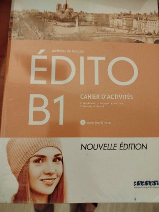 Libro+ cuaderno francés Edito B1