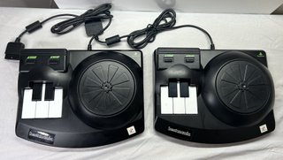 2x Controller Beatmania PS1 PS2 Konami DJ Turntabl