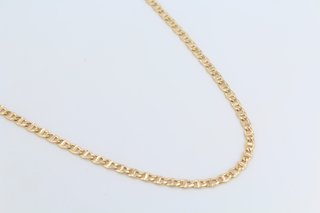 Cadena Barbada Barrada Oro 18k. Ref:043-02-00259