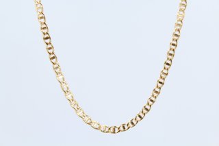 Cadena Barbada Barrada Oro 18k. Ref:043-02-00259