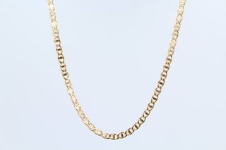 Cadena Barbada Barrada Oro 18k. Ref:043-02-00259