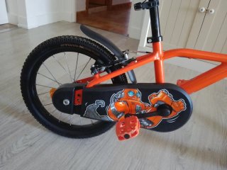 Bicicleta infantil 16 B-Twin naranja