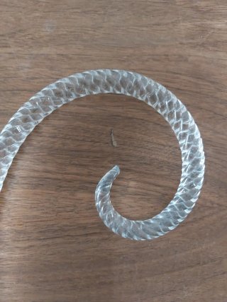 2 Brazos de cristal para lámpara lámpara araña