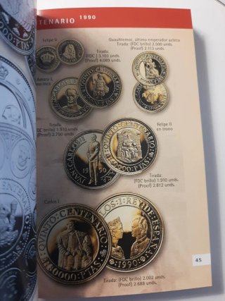 Catálogo Monedas Conmemorativas España 1989-2009