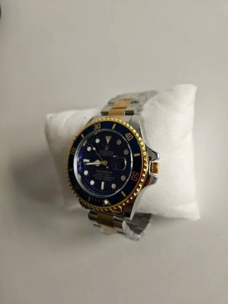 Reloj Rolex Submariner Azul y Dorado