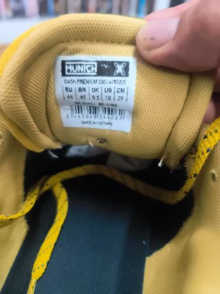 Deportivas Munich Hombre Verde y Amarillo