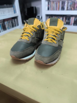 Deportivas Munich Hombre Verde y Amarillo
