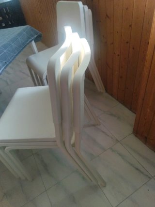 Pack 6 Sillas IKEA TEODORES Blancas