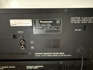Amplificatore Panasonic SU-2700 e Tuner ST-2700