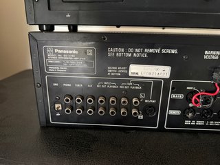 Amplificatore Panasonic SU-2700 e Tuner ST-2700