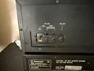 Amplificatore Panasonic SU-2700 e Tuner ST-2700