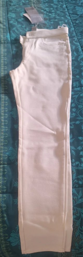 Pantalón mujer beige