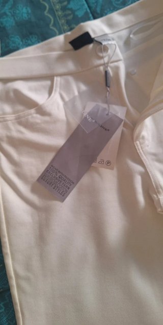Pantalón mujer beige