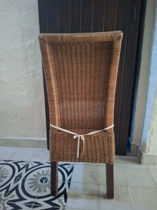 Silla de mimbre