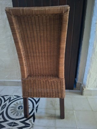 Silla de mimbre