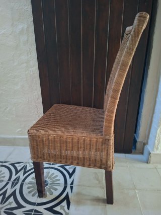 Silla de mimbre