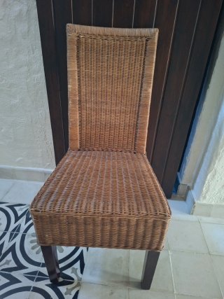 Silla de mimbre